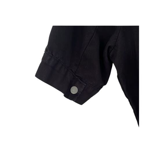 $499 Frame Women's Black Patch Pocket Short Sleeve Romper Small - Picture 5 of 8